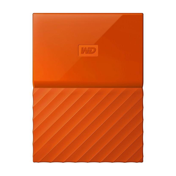 WD my pasport hard drive orange
